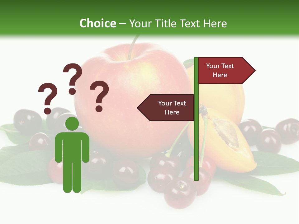 Tasty Red Fragrance PowerPoint Template