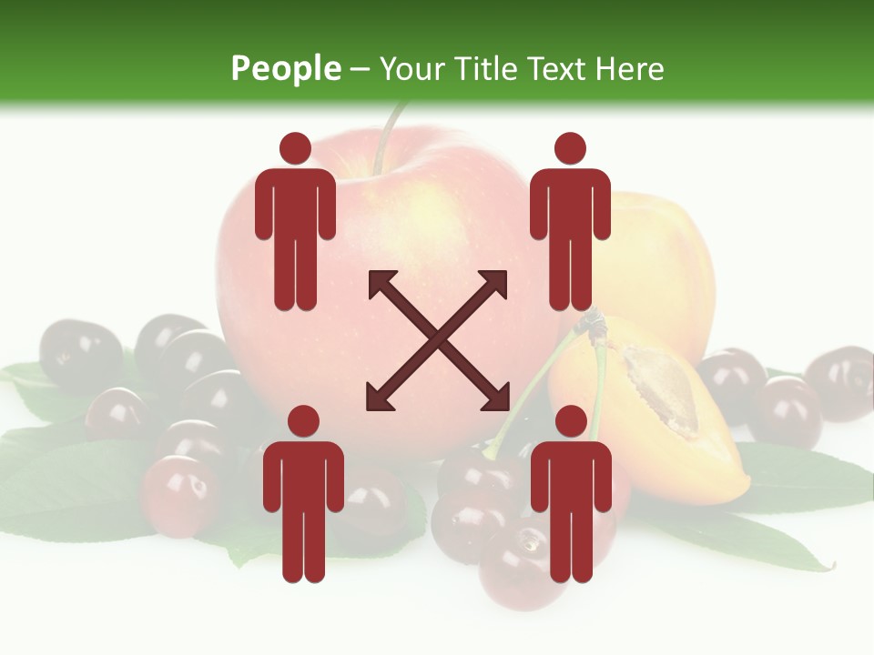 Tasty Red Fragrance PowerPoint Template