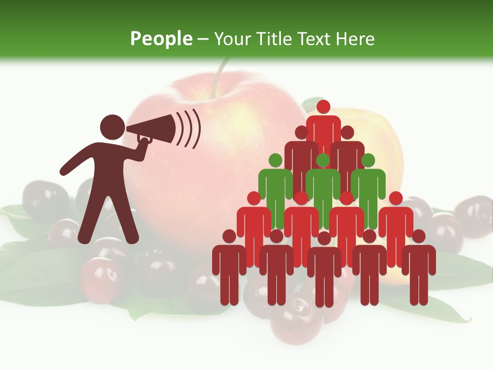 Tasty Red Fragrance PowerPoint Template