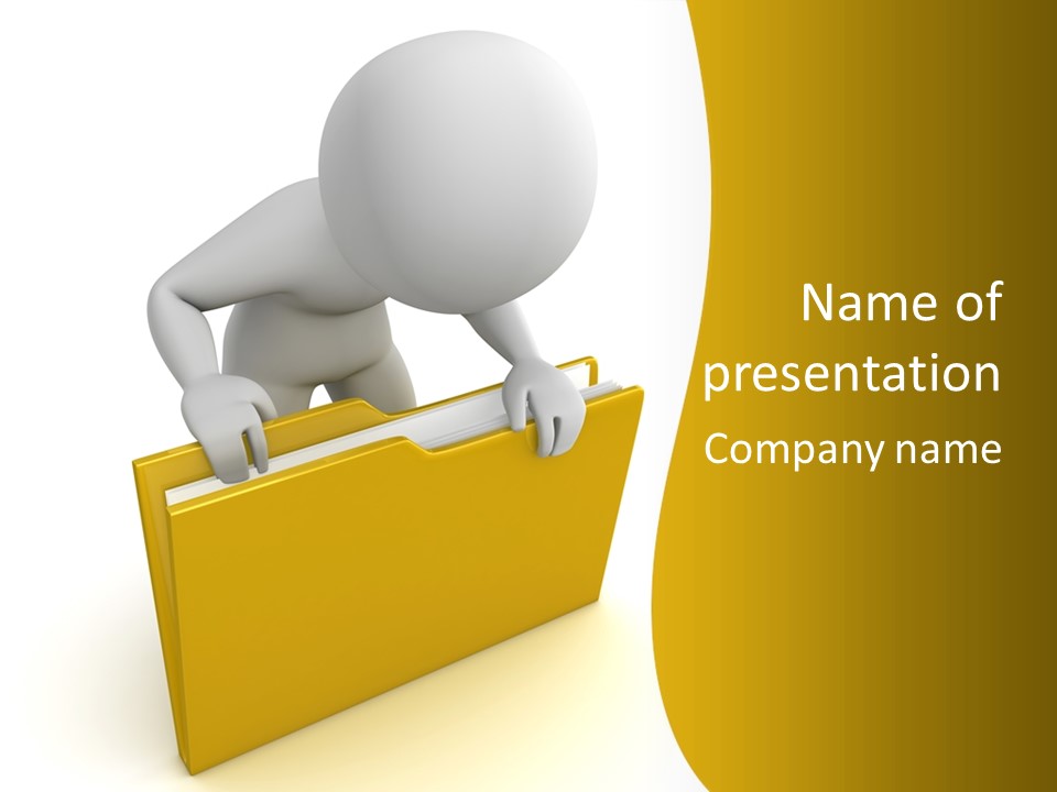 Work Archive Humorous PowerPoint Template