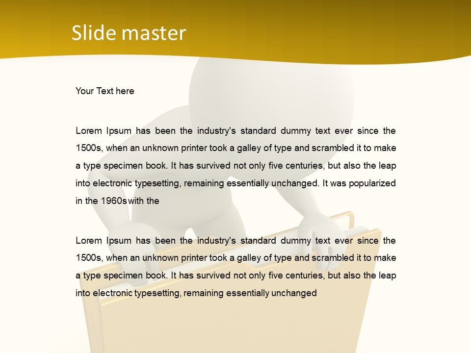 Work Archive Humorous PowerPoint Template