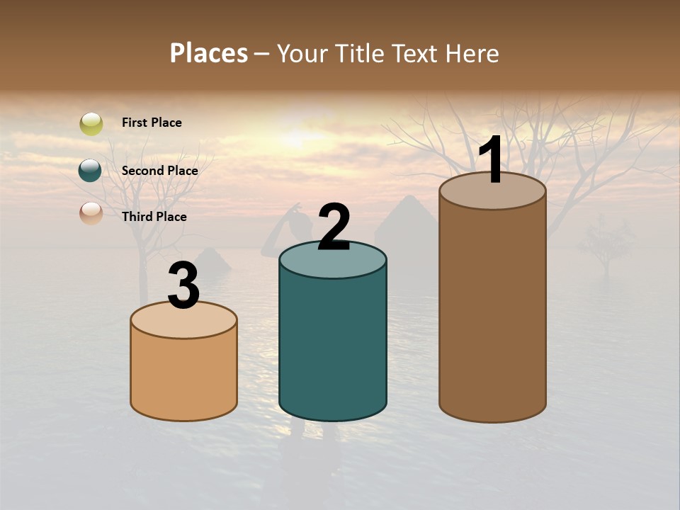 Climate Change Relief Rain PowerPoint Template