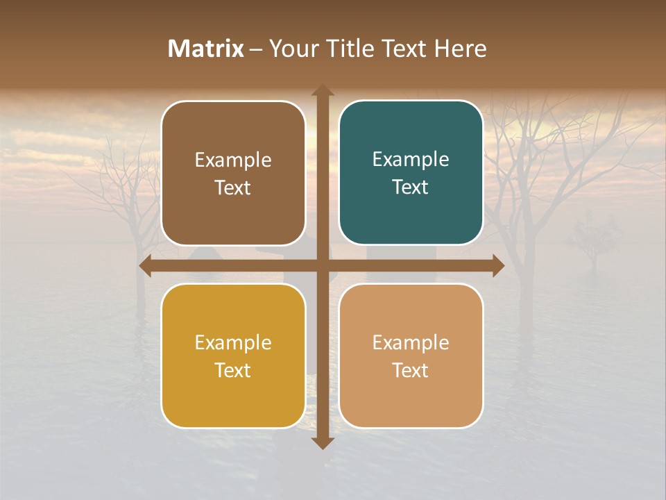 Climate Change Relief Rain PowerPoint Template