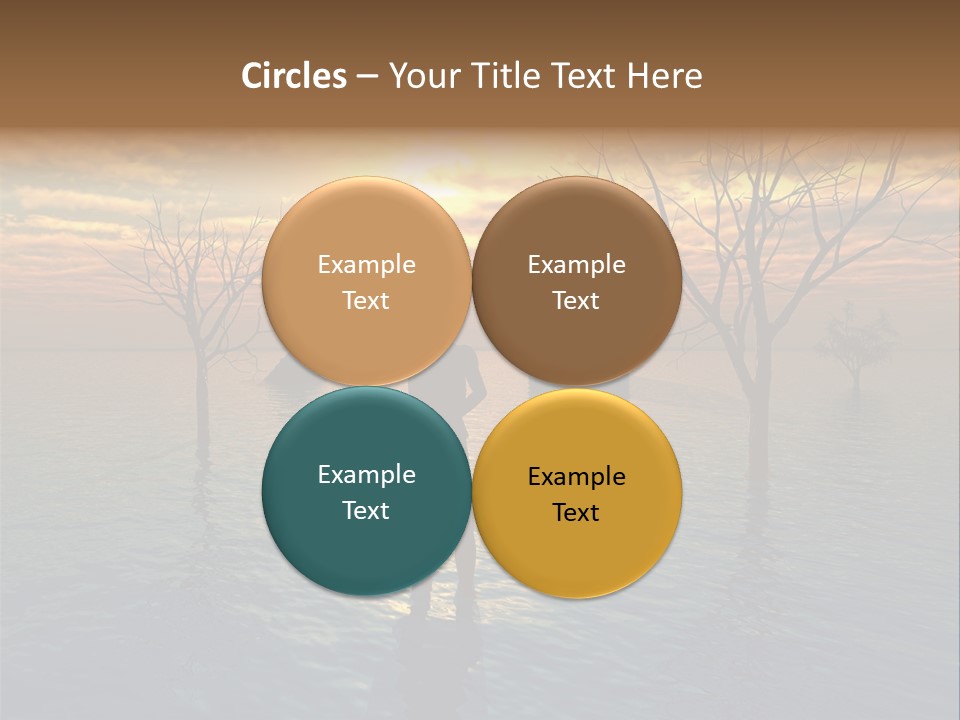 Climate Change Relief Rain PowerPoint Template