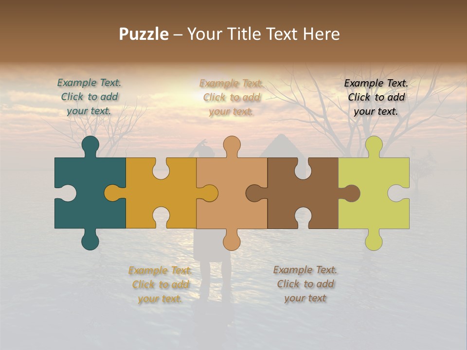 Climate Change Relief Rain PowerPoint Template