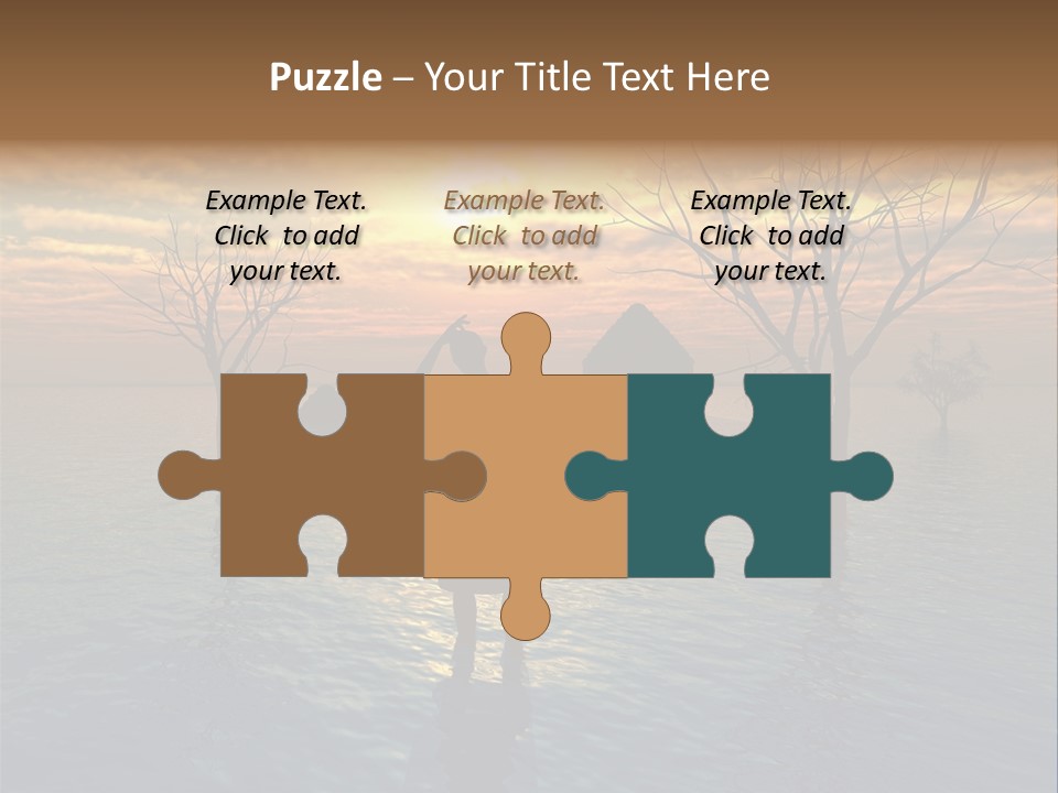 Climate Change Relief Rain PowerPoint Template