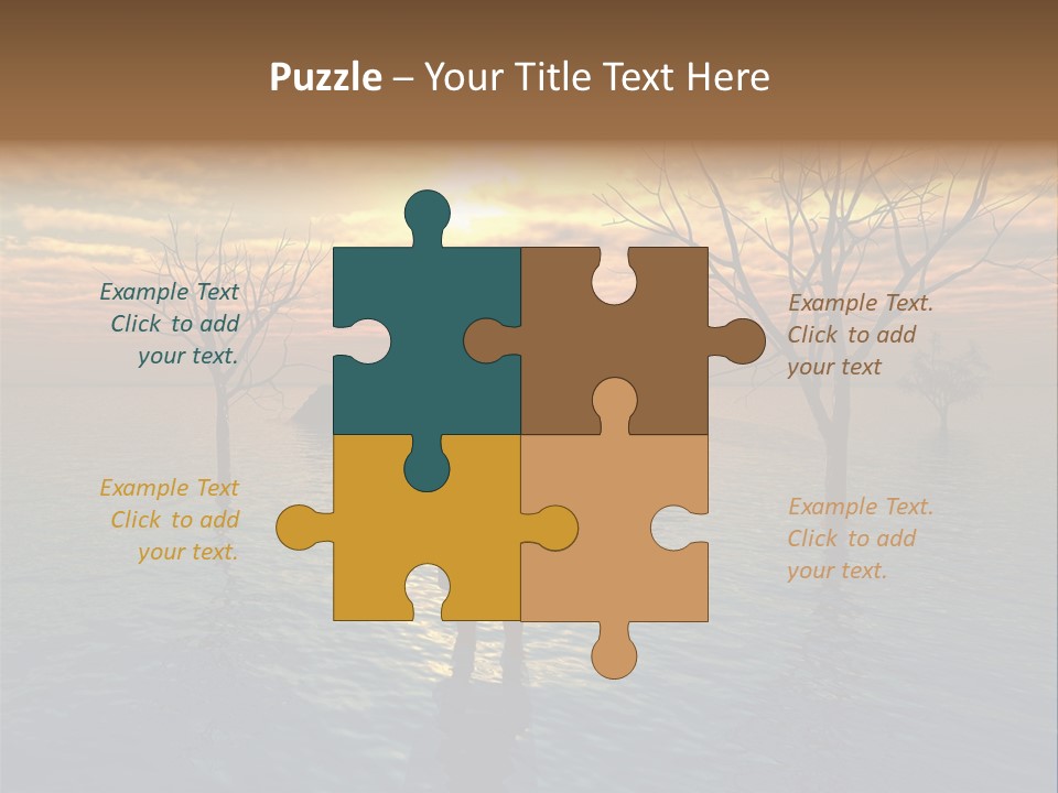 Climate Change Relief Rain PowerPoint Template