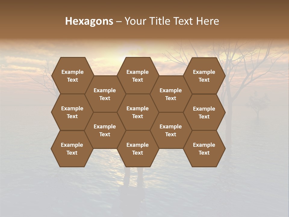 Climate Change Relief Rain PowerPoint Template