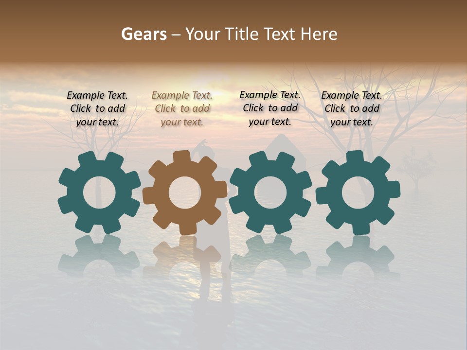 Climate Change Relief Rain PowerPoint Template