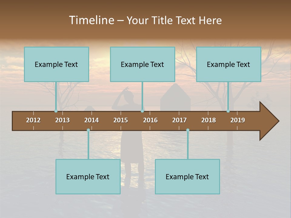 Climate Change Relief Rain PowerPoint Template