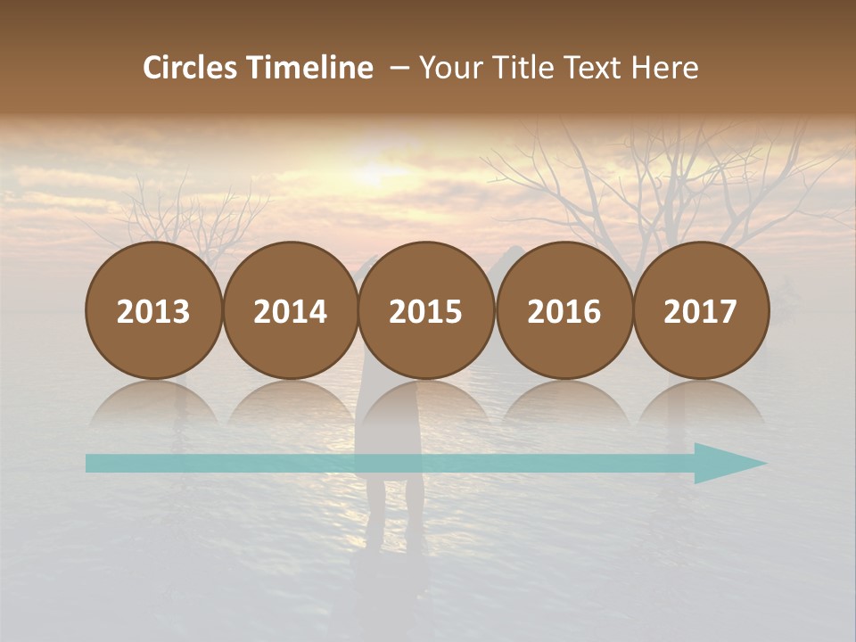 Climate Change Relief Rain PowerPoint Template