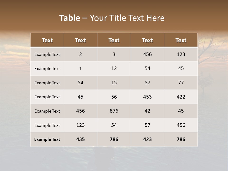 Climate Change Relief Rain PowerPoint Template