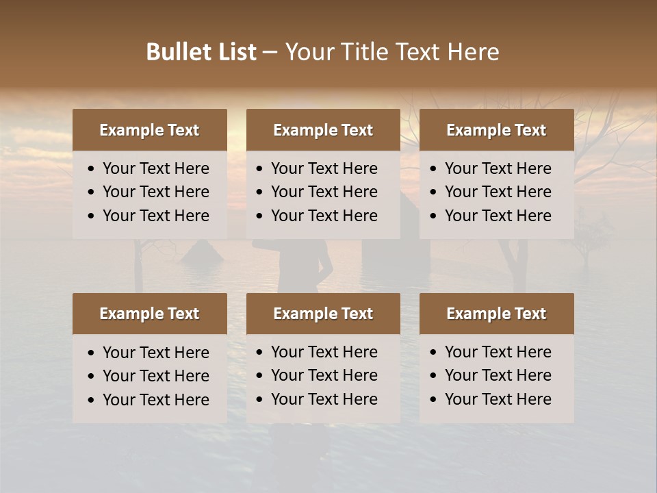 Climate Change Relief Rain PowerPoint Template