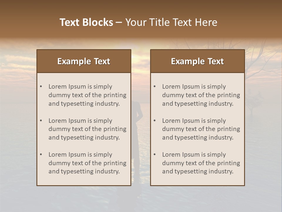 Climate Change Relief Rain PowerPoint Template