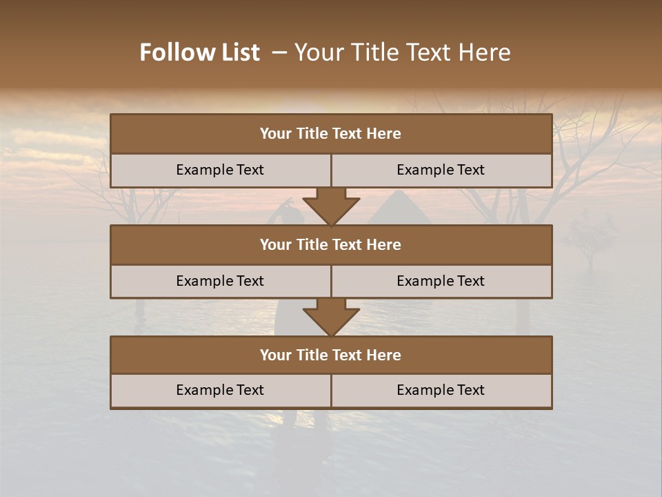 Climate Change Relief Rain PowerPoint Template