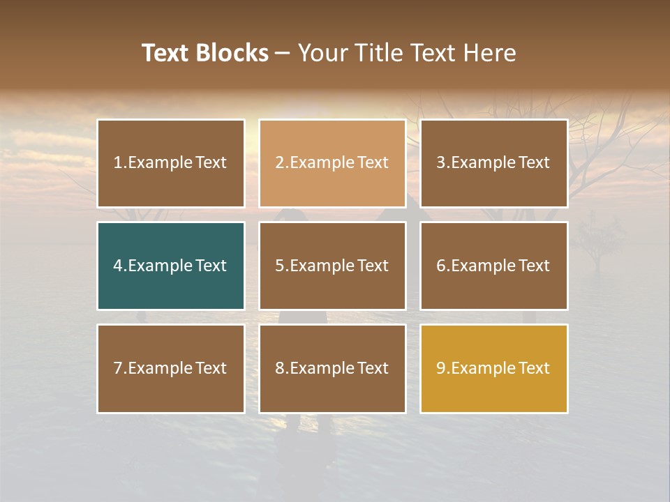 Climate Change Relief Rain PowerPoint Template
