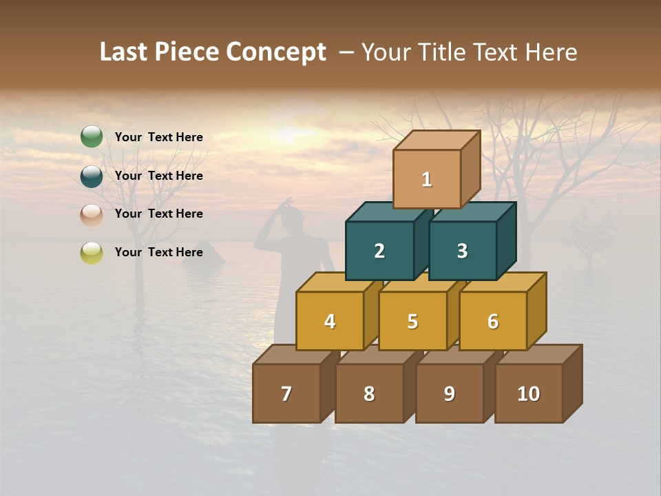 Climate Change Relief Rain PowerPoint Template