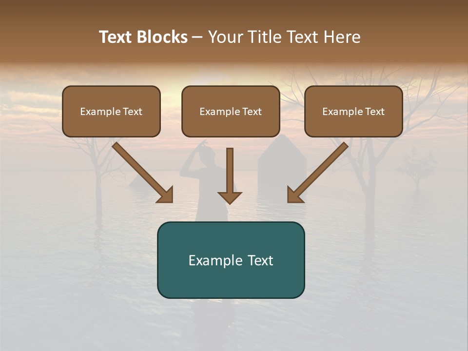 Climate Change Relief Rain PowerPoint Template