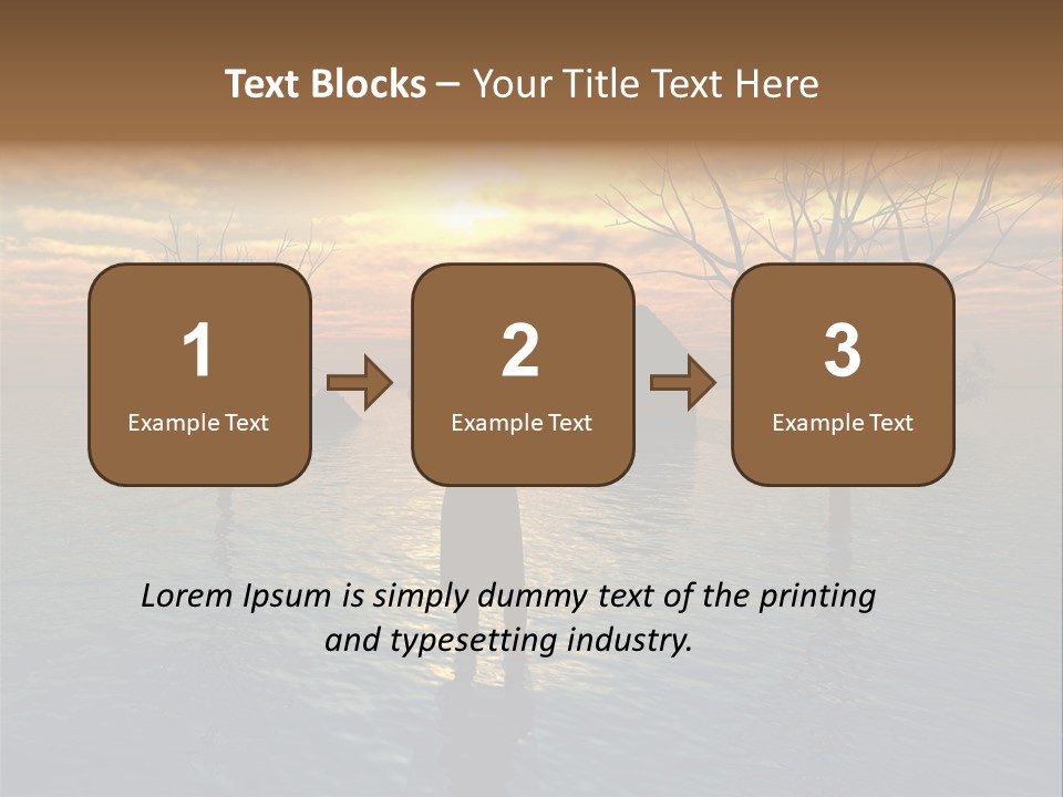 Climate Change Relief Rain PowerPoint Template