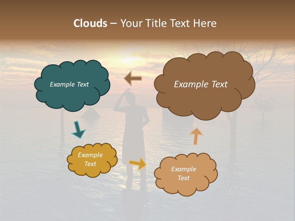 Climate Change Relief Rain PowerPoint Template