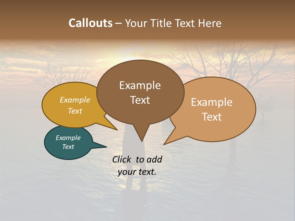 Climate Change Relief Rain PowerPoint Template