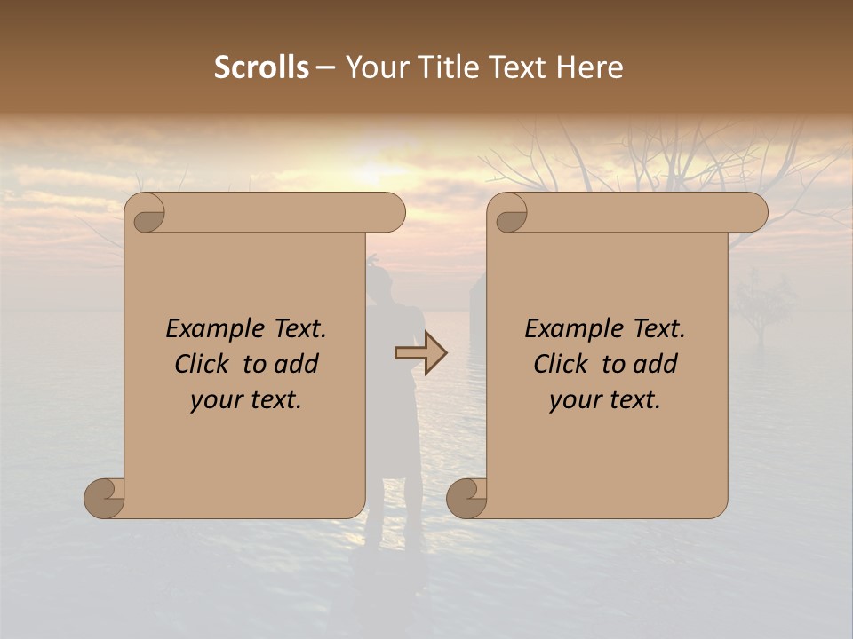 Climate Change Relief Rain PowerPoint Template