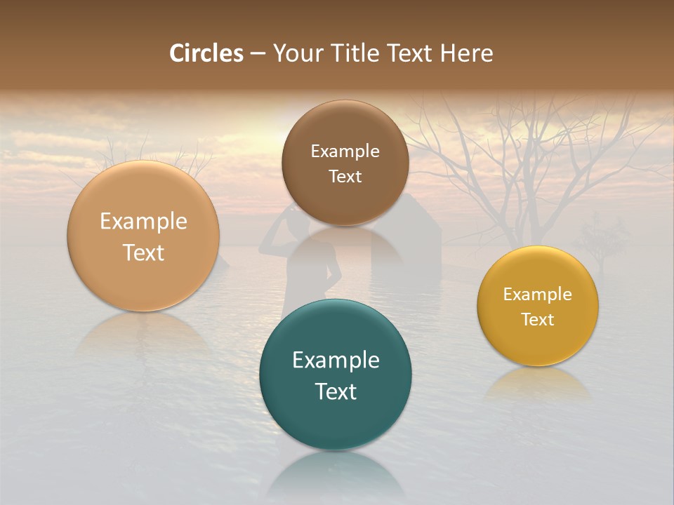Climate Change Relief Rain PowerPoint Template
