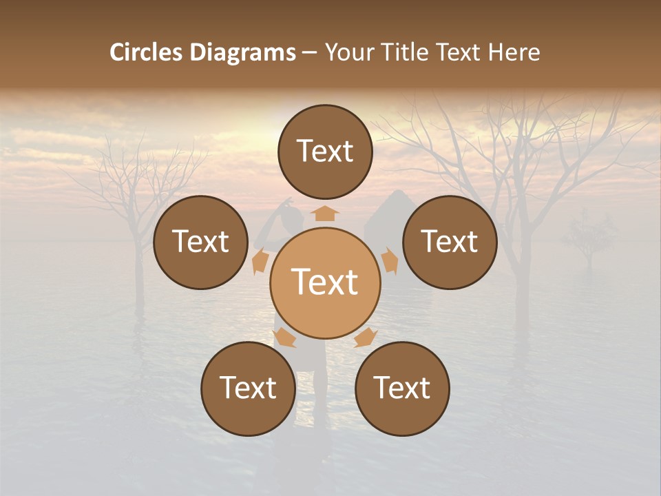 Climate Change Relief Rain PowerPoint Template
