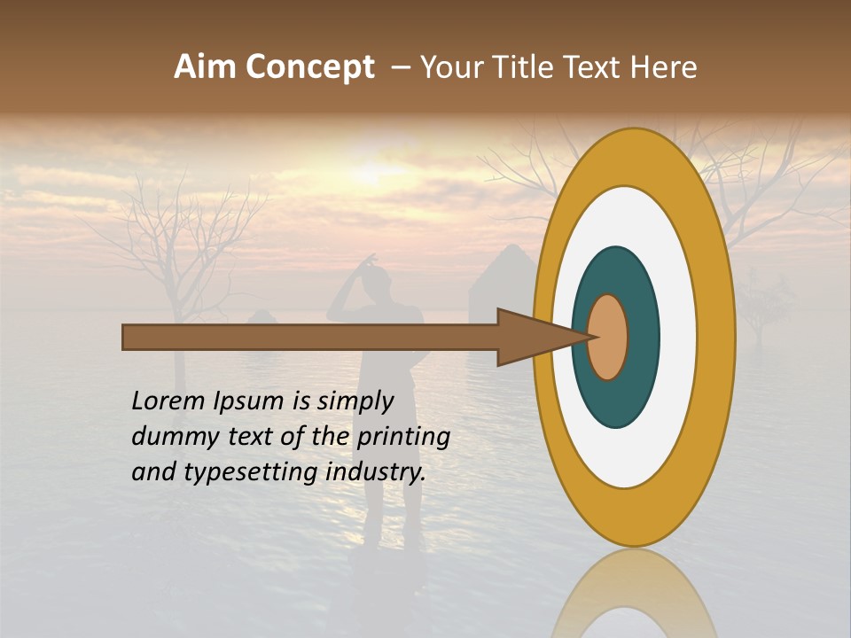 Climate Change Relief Rain PowerPoint Template