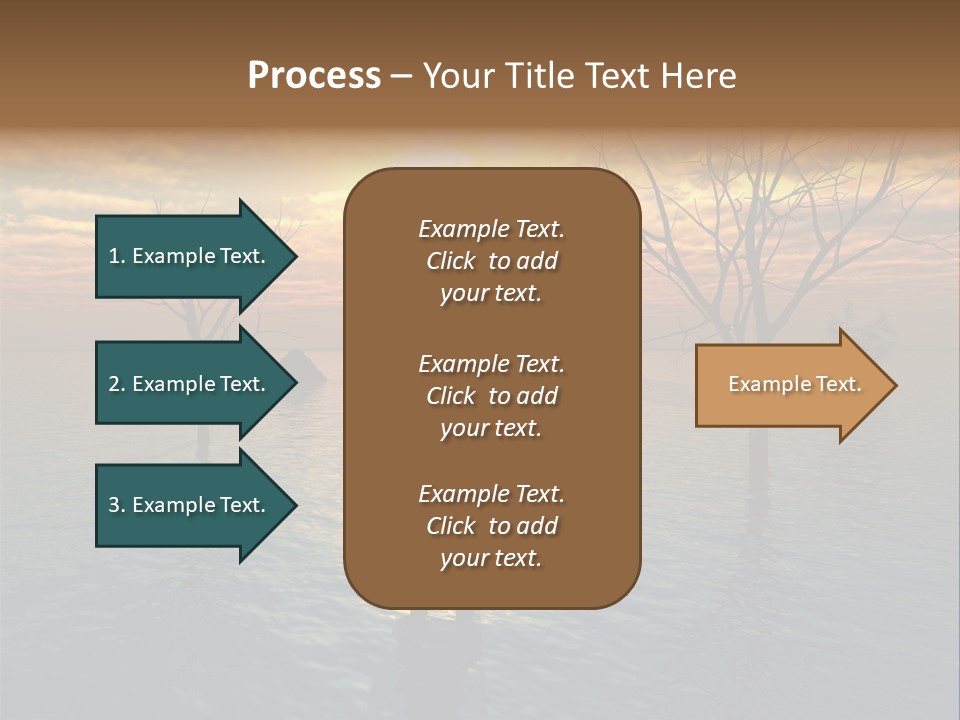 Climate Change Relief Rain PowerPoint Template
