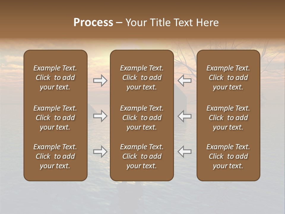Climate Change Relief Rain PowerPoint Template