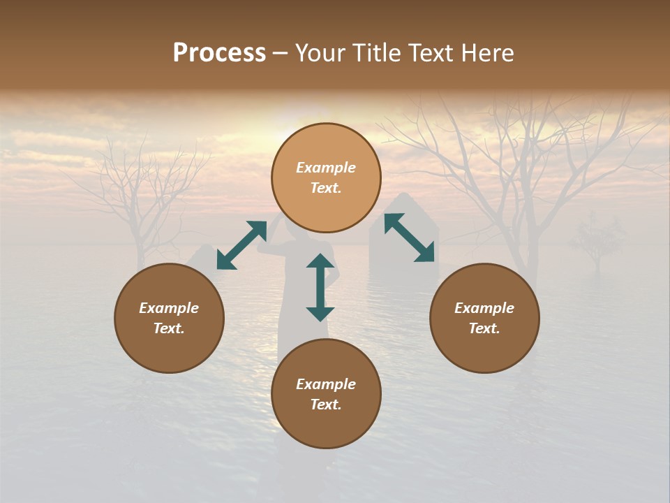 Climate Change Relief Rain PowerPoint Template