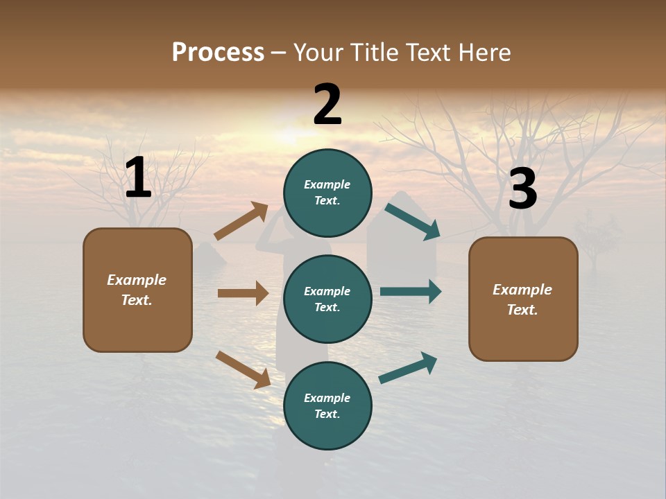 Climate Change Relief Rain PowerPoint Template