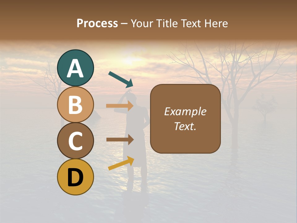 Climate Change Relief Rain PowerPoint Template