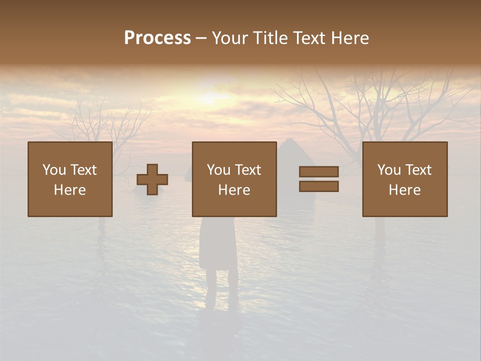 Climate Change Relief Rain PowerPoint Template