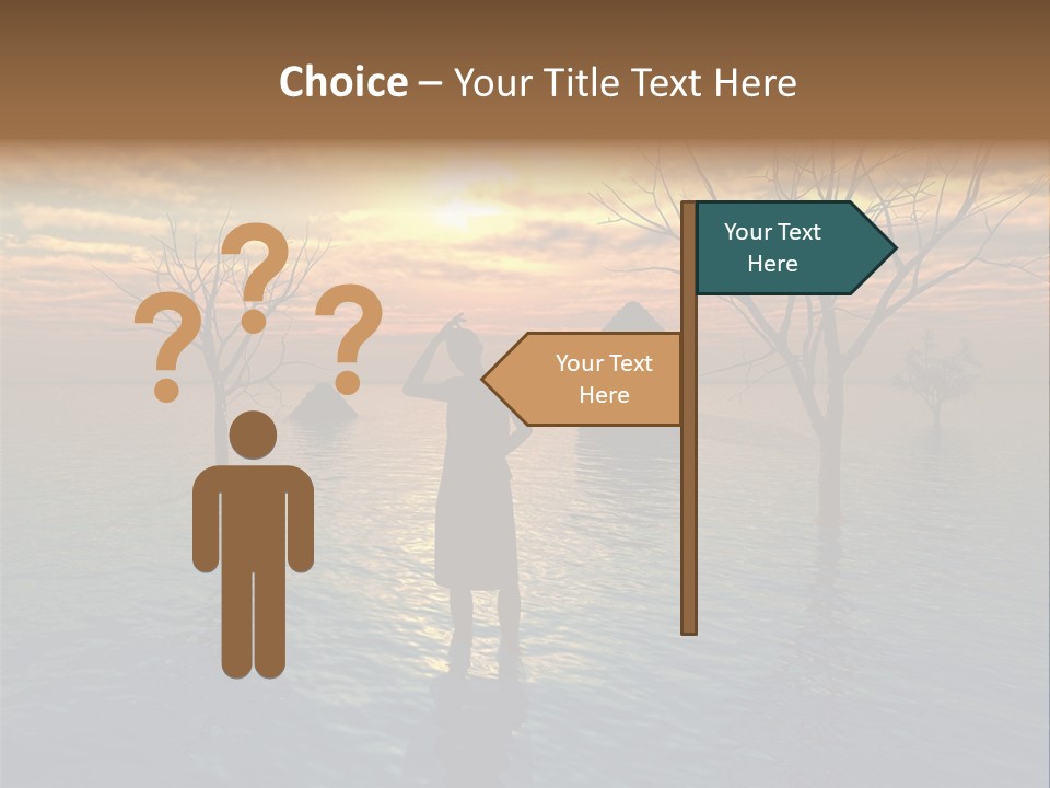 Climate Change Relief Rain PowerPoint Template