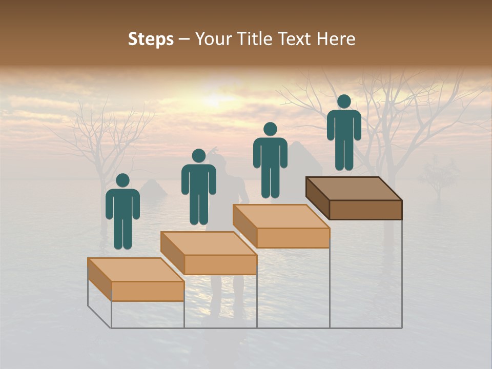 Climate Change Relief Rain PowerPoint Template