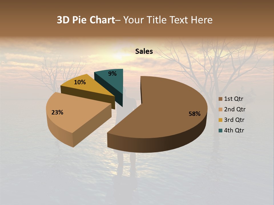 Climate Change Relief Rain PowerPoint Template