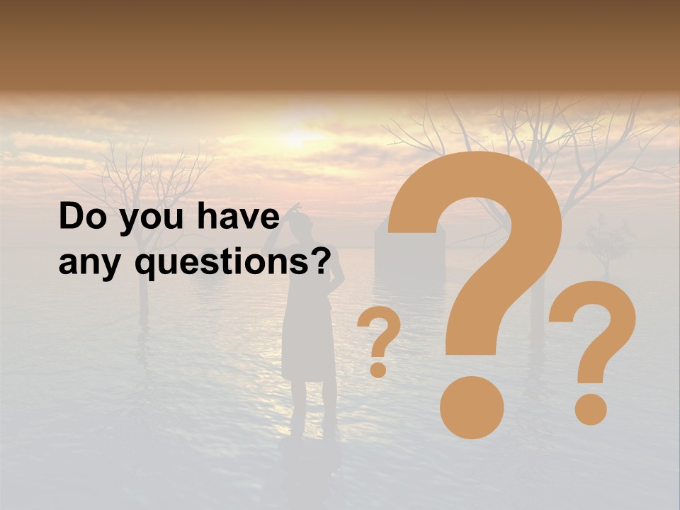 Climate Change Relief Rain PowerPoint Template