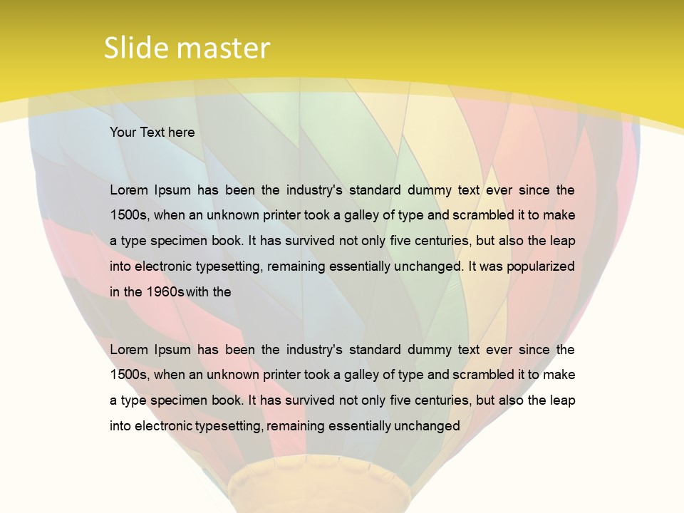 Icon Inflate Slow PowerPoint Template