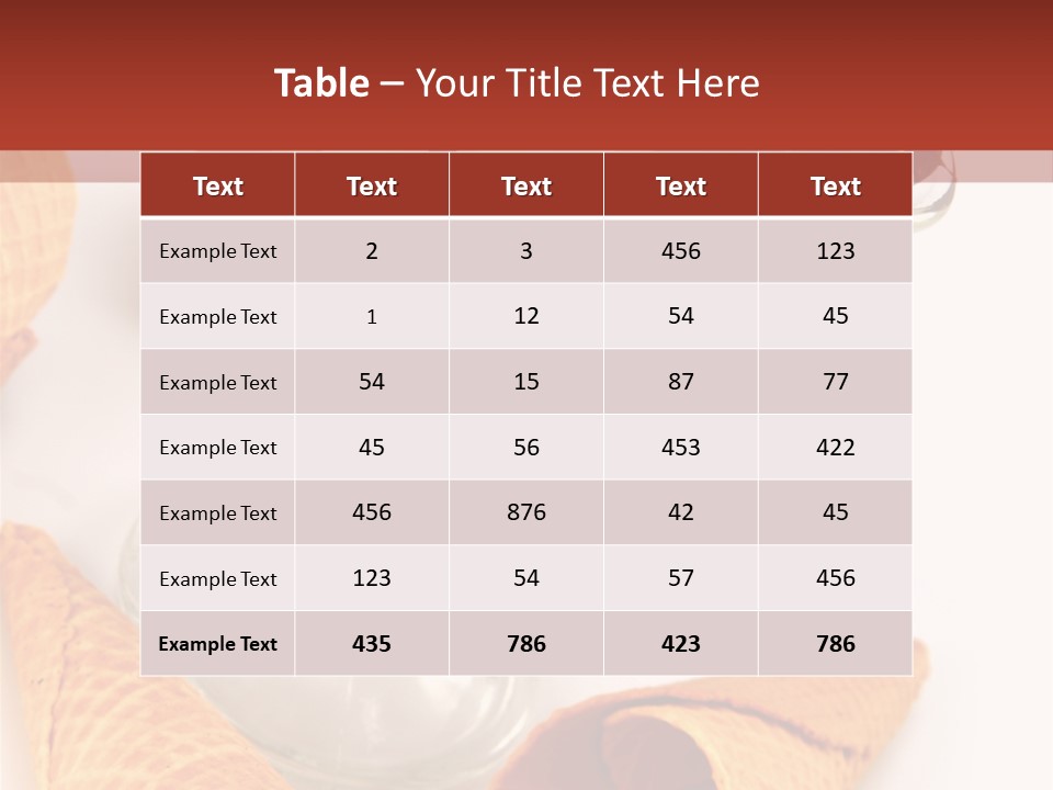 Delicious Splurge Tasty PowerPoint Template