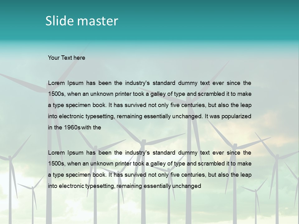 Development Protected Farm PowerPoint Template