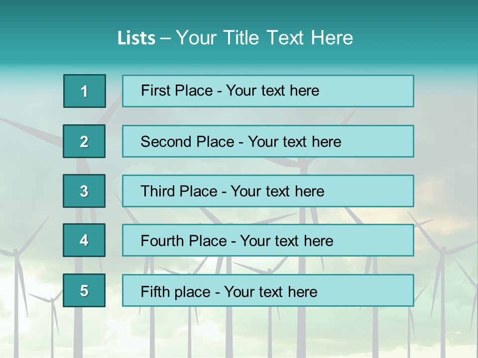 Development Protected Farm PowerPoint Template