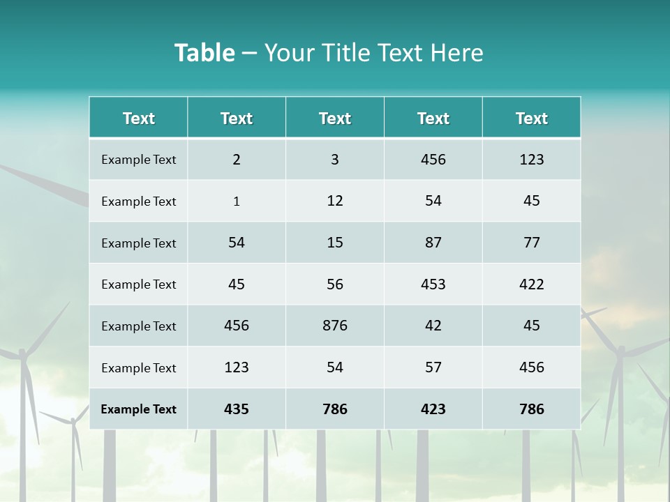 Development Protected Farm PowerPoint Template