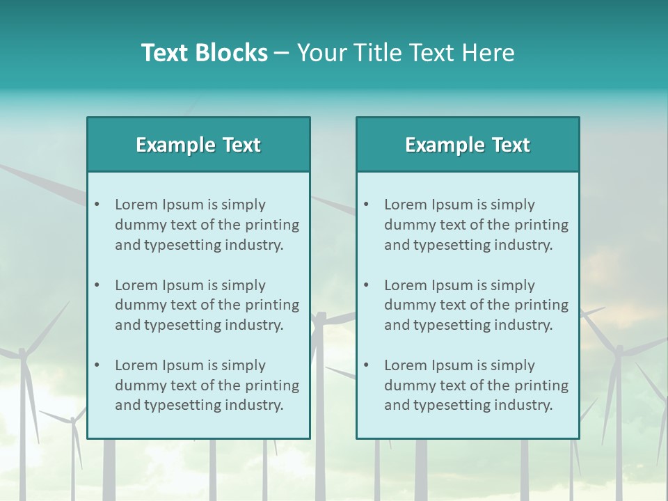 Development Protected Farm PowerPoint Template