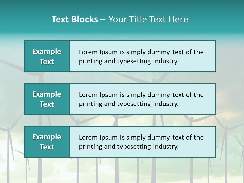 Development Protected Farm PowerPoint Template