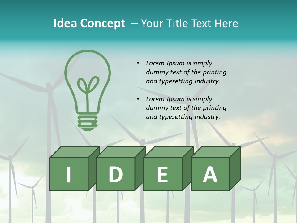 Development Protected Farm PowerPoint Template