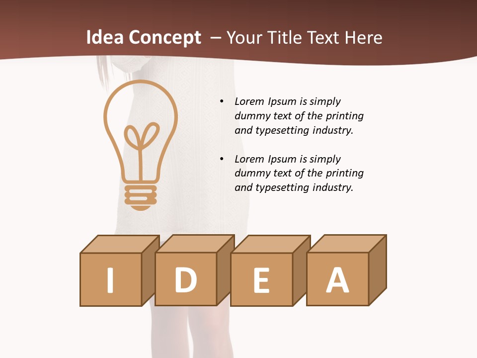 People Young Whiteboard PowerPoint Template