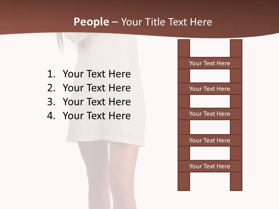 People Young Whiteboard PowerPoint Template