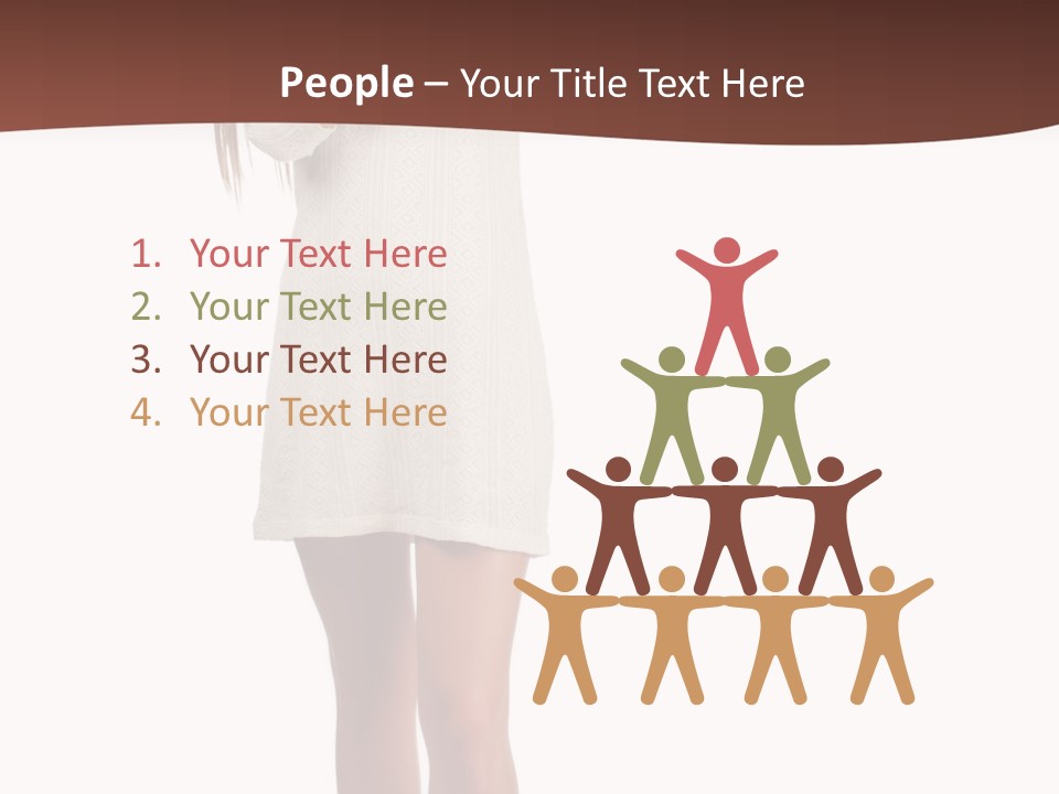 People Young Whiteboard PowerPoint Template